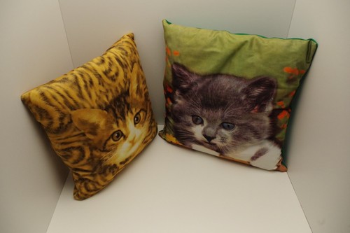 Dekokissen mit katzenmotiv - dekokissen,