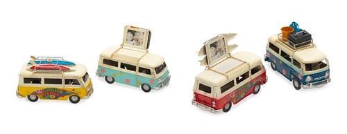 Retro deko camping - camping, bus
