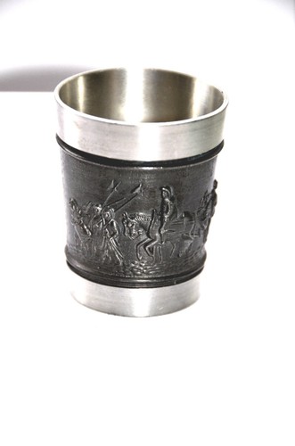 Zinnbecher motiv ritter - zinnbecher,