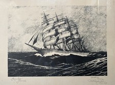 Orig.-Litho. v. Marinemaler