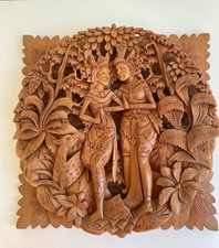 Holz Relief Schnitzerei  3D