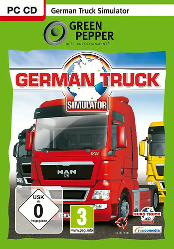 German truck simulator green - simulator, [green
