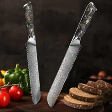 8 Zoll Damast Brotmesser mit