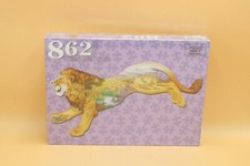 🧩NEU: SILHOUETTE Puzzle Löwe lion 862 Teile  jigsaw🧩
