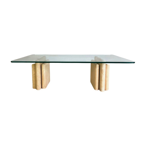 Original midcentury travertin - original,