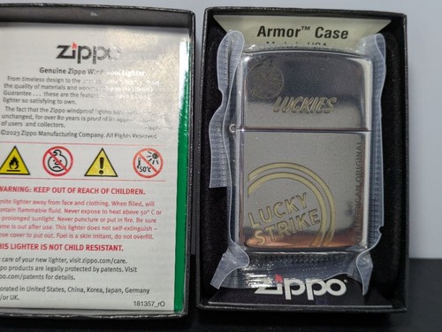 Lucky strike armor zippo - lucky,