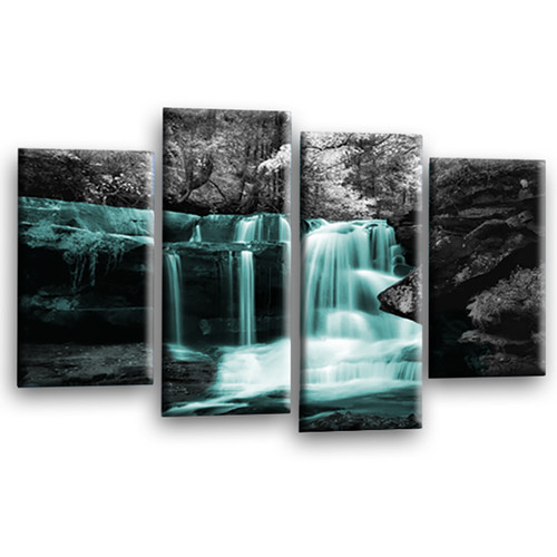Wasserfall landschaft wandbild - landschaft,