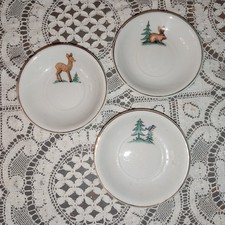 3 Stk. Teller - Porzellan -