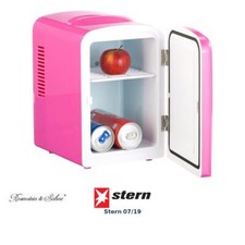 Mini-Kühlschrank AC/DC, 12/230V 4l, mit Warmhalte-Funkt., pink, B-Ware
