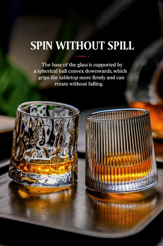 360 drehbares whiskyglas - drehbares,