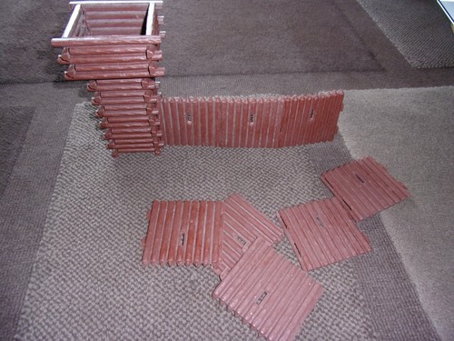 Material eines fort für - fort,