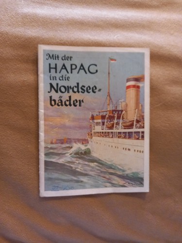 Prospekt mit der hapag in - prospekt,