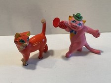 Heimo 2 x Figur Disney Aristocats 60/70er Jahre: Tom o’ Malley, Trompeter