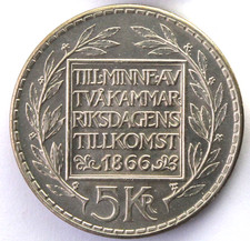 Schweden 5 Kronen 1966