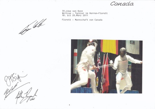 Fechten nationalteam canada - fechten,