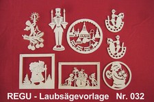 ! REGU - Laubsägevorlagen Nr.032 "erzgeb. Weihnachtsschmuck zum selber basteln"2