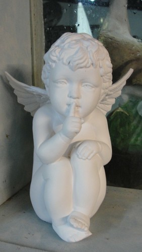 Engel figur sitzend kugel - figur,