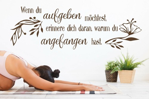 Wandtattoo motivation sport - wandtattoo,
