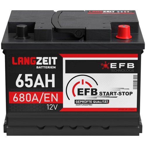 Langzeit efb batterie 65ah - batterie,