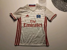 HSV Heim Trikot 2016/17 - Hamburger SV  Adidas Fly Emirates  - Kinder 128 Selten