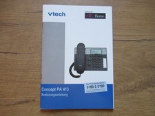 Bedienungsanleitung für vtech Telefon Concept PA 413