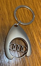 Audi Schlüsselanhänger mit Einkaufswagenchip EKW