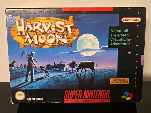 Snes harvest moon super - moon,