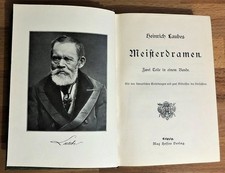 Heinrich Laubes Meisterdramen