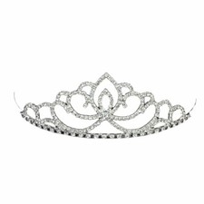 Silbernes Strass Diadem