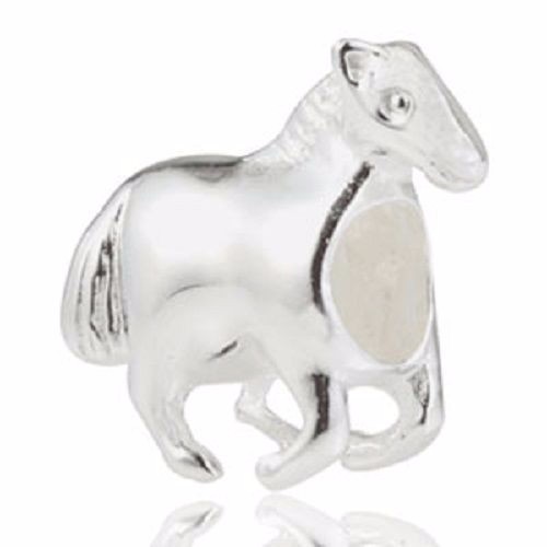 Pferd charm bead 925 sterling - ,