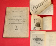 Ersatzteilliste Magirus Deutz S 3500, O 3500 mit Deutz Motor F4L 514 Hauber LKW