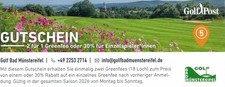 Golf Greenfee Gutschein 2026