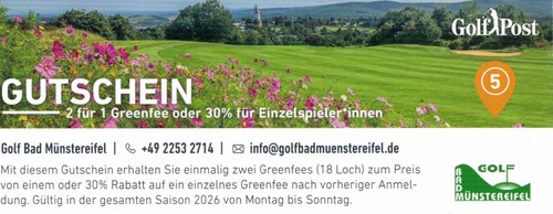 Golf greenfee gutschein 2026 - greenfee,