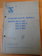 Ersatzteileliste 1970 SACHS