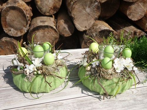 2er set tischdeko ostern - set,