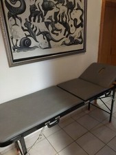Massagetisch  Massageliege Massagebank Alu Klappbar  2 Zonen Mobil Liege