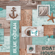 PVC Tischdecke NEMO Meterware Wachstuch Eckig Breite & Länge wählbar abwaschbar