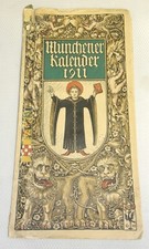 1911 GERMAN CALENDAR OTTO HUPP