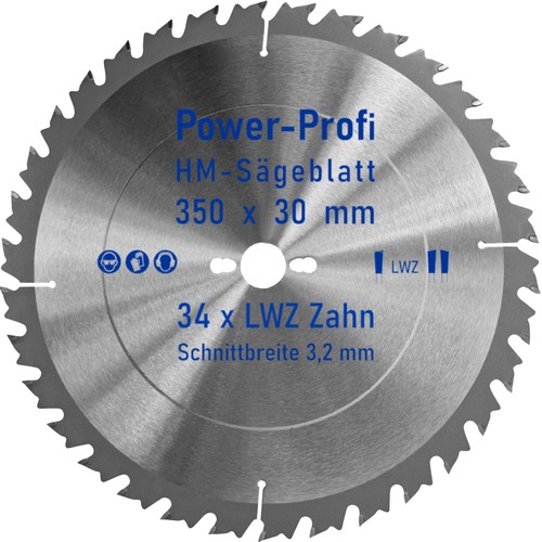 Sägeblatt 350 mm lwz - hm-sägeblatt, x