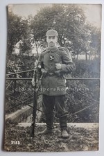 Soldatenportrait bay. Ers. Btl. Feldpost  Fotokarte Hechtsheim 1916
