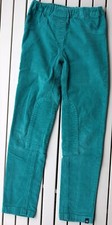 Jako-o Leggings Gr. 128 cord grün Reiterhose Cordhose Gummibund Hose Schlupfhose
