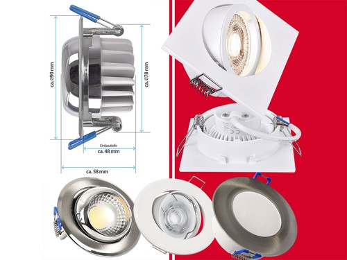 Led einbaustrahler ultra flach - led,