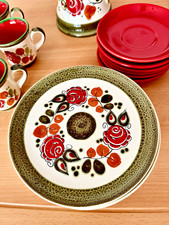 Schramberg Tirol Porzellan, Teller, Tassen Frühstücksset, Kaffeeservice