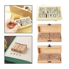 Alphabet Buchstaben Stempel