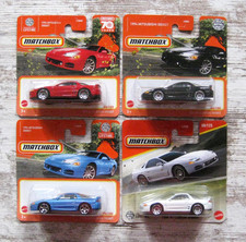 4 x Matchbox 1994 Mitsubishi 3000GT 64/100 & 68/100 & 74/100 & 88/125