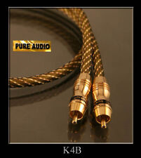 High End Cinch Chinch AUDIO RCA Stecker Kabel Koaxialkabel Verstärker Heimkino