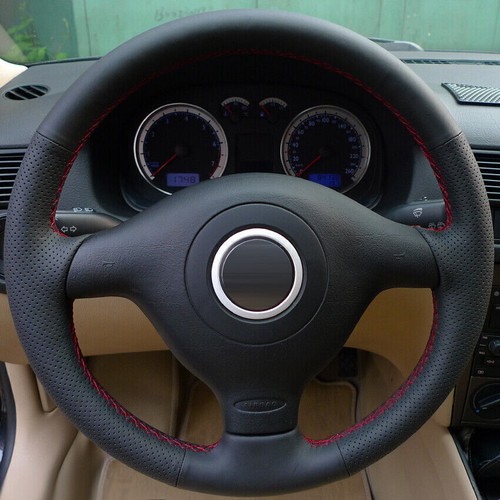 Hand sewn leather steering - sewn,