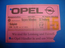 Ticket fc bayern - 93/94,