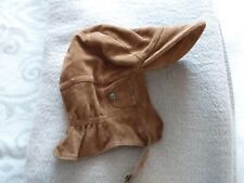 Kinder-Schirmmütze, Wildleder,Gr.S, braun, MONIKA FLECK