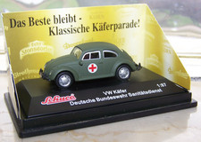 VW Käfer olive  " Bundeswehr "  Stonsdorfer Werbemodell      Schuco Nr : ohne